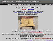Tablet Screenshot of carolinamealcake.com